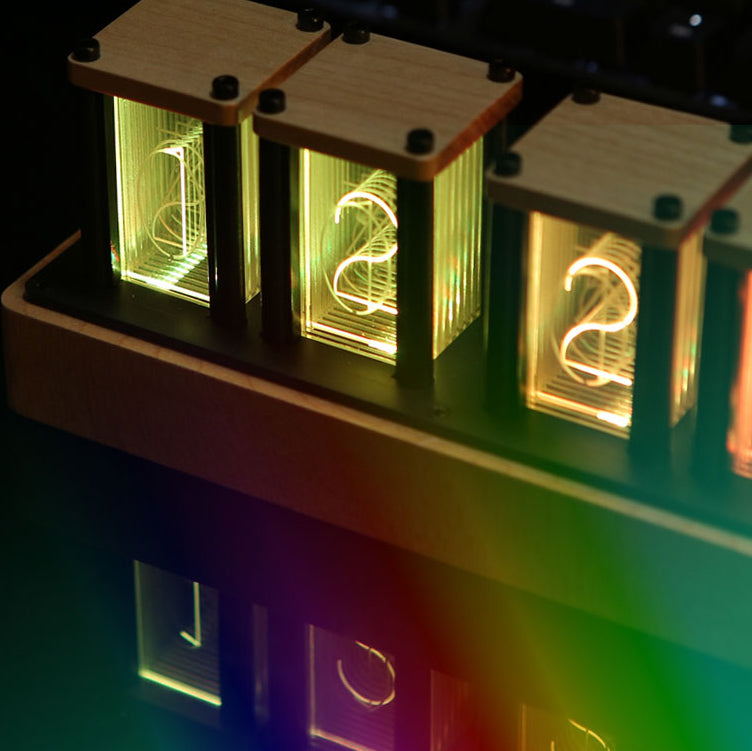 RGB Pseudo-glow LED Tube Clock