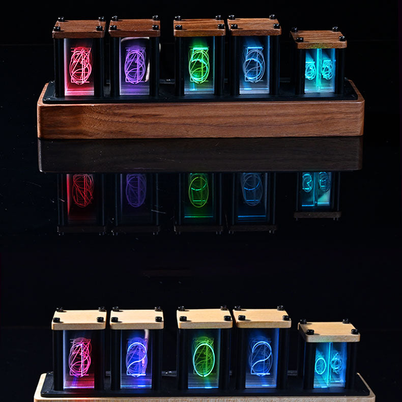 RGB Pseudo-glow LED Tube Clock