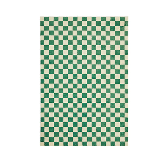 Green Checkerboard Rug