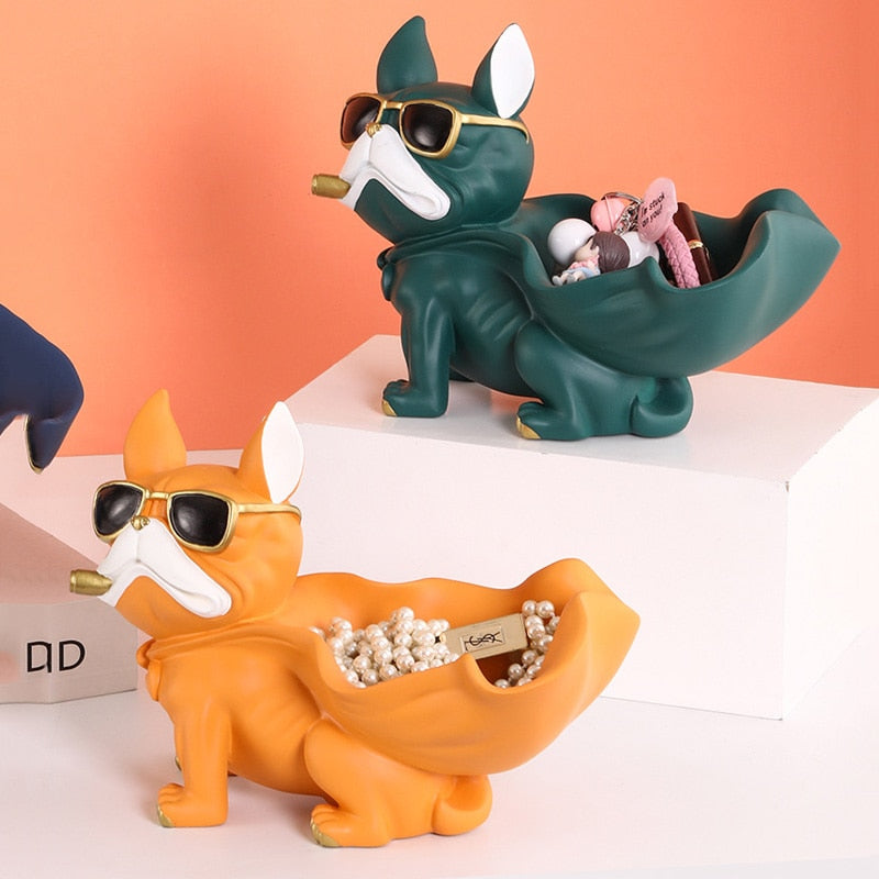 Bulldog FigurinesSculpture Ornaments Toy