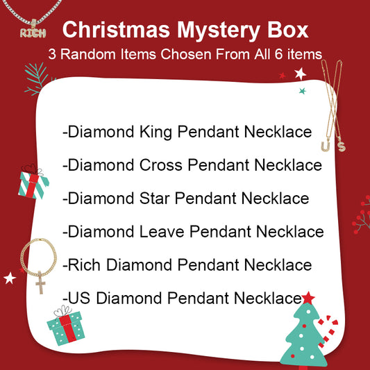 Christmas Pendant Necklace Mystery Box