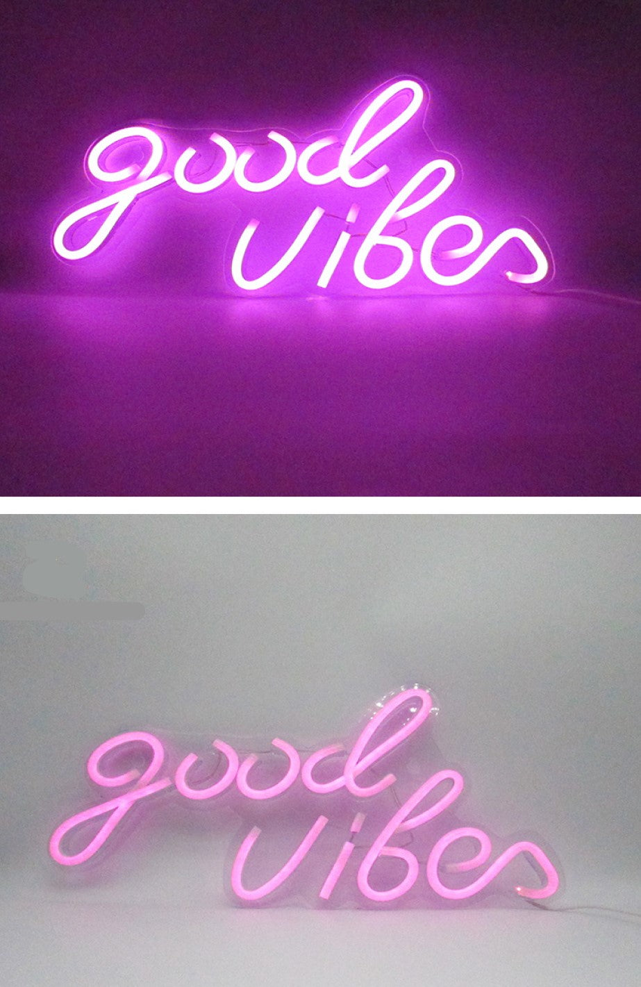 Good Vibes Bar Decor Neon Lights