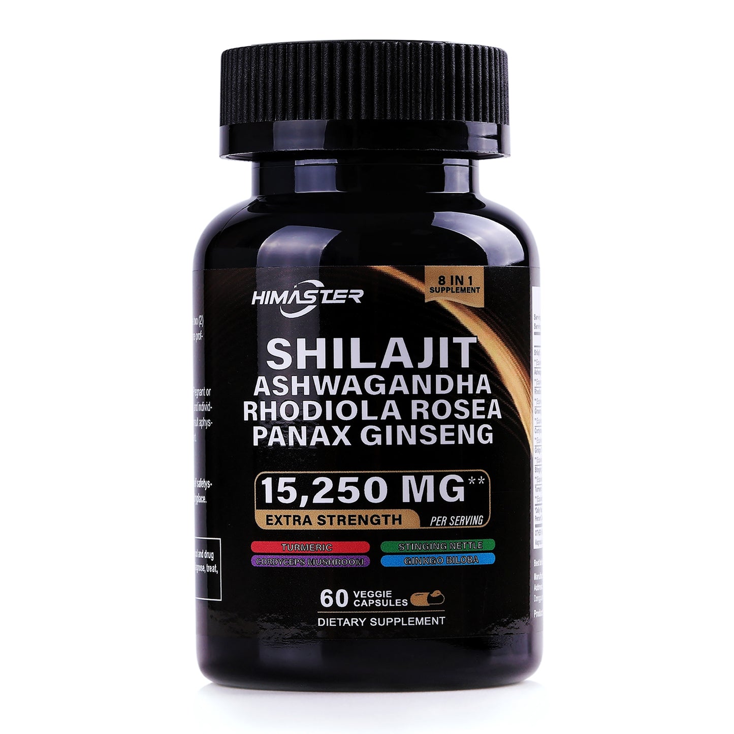 Two bottles, Himaster High-Potency Sea Moss & Shilajit Dietary Supplement with Fulvic Acid & 85+ Minerals for Enhanced Energy and Fitness - Healthcare Edible