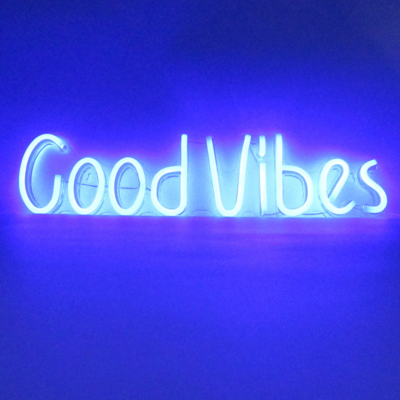 Good Vibes Bar Decor Neon Lights