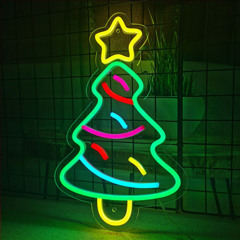 Led Neon Backsplash, Ghost, Christmas Tree