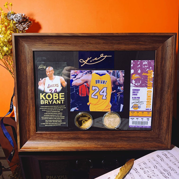 Kobe Retirement Commemorative Photo Frame Handmade Gift