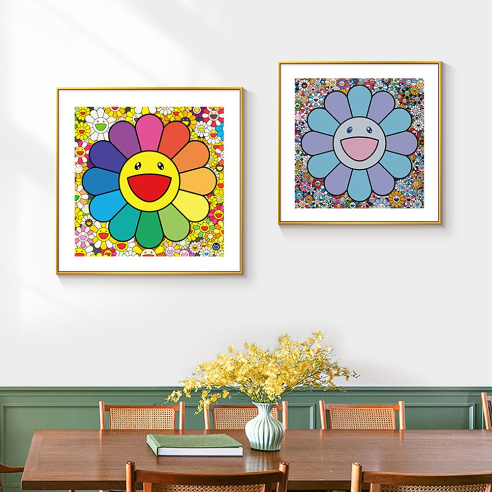 Smile Sunflower Posters