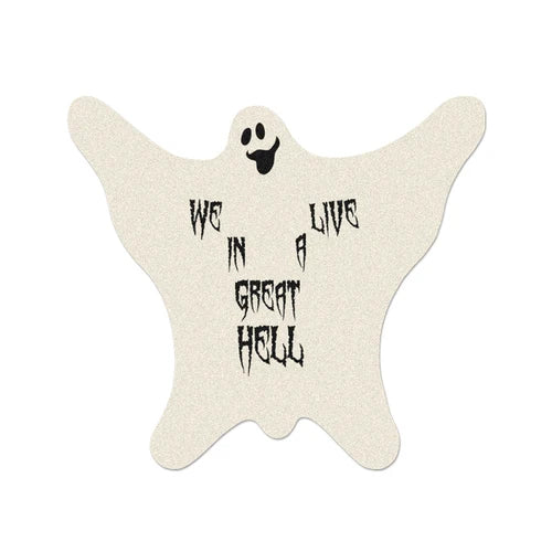 White Ghost Home Decor Fluffy Plush Bedroom Rug Corridor Lounge Coffee Table Mat Gift