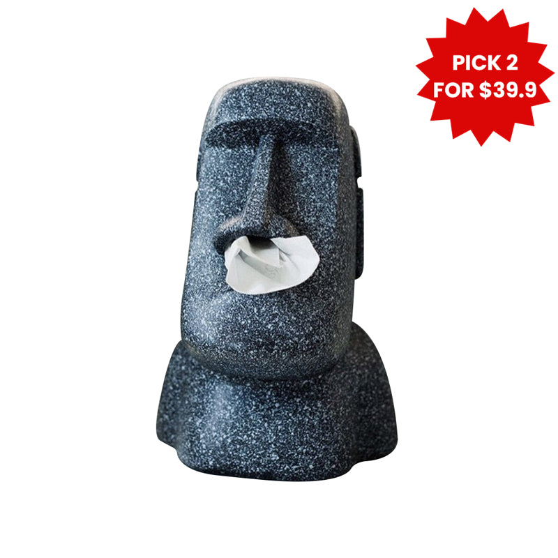Easter Island Tissue Paper Towel Box