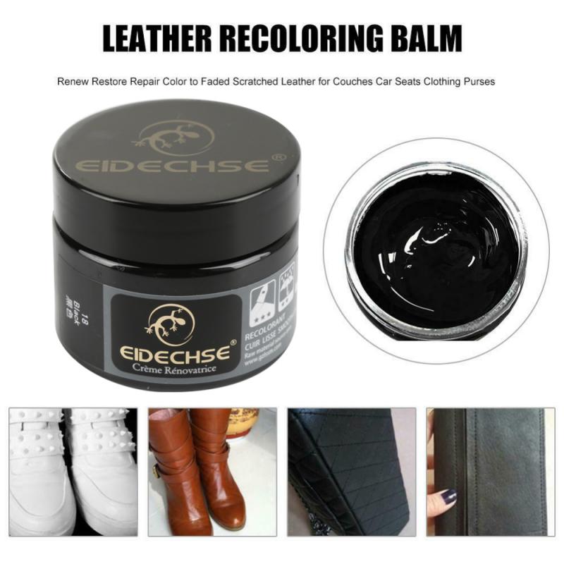 50ml White Leather Repair Paste Shoe Cream Leather Paint for Sofa Car Seat  Holes Scratch Cracks Restoration Leather Care Paint
