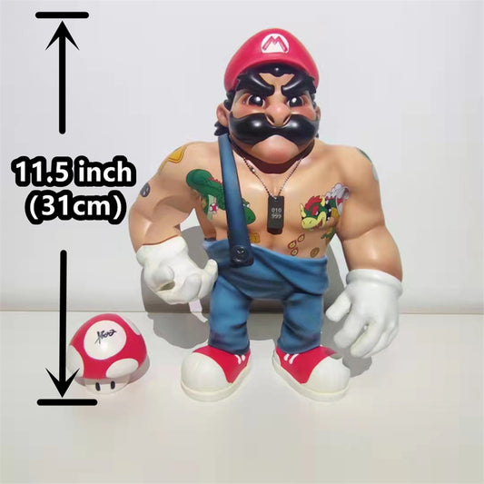 11.5 inch Muscle Super Marioed Toy Action Figures KK studio Super Brother limited Toys Mighty Jaxx Danil Yad Big Figurine Model